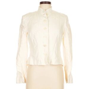 SOLD—Lauren Ralph Lauren 100% Linen Cream Blazer